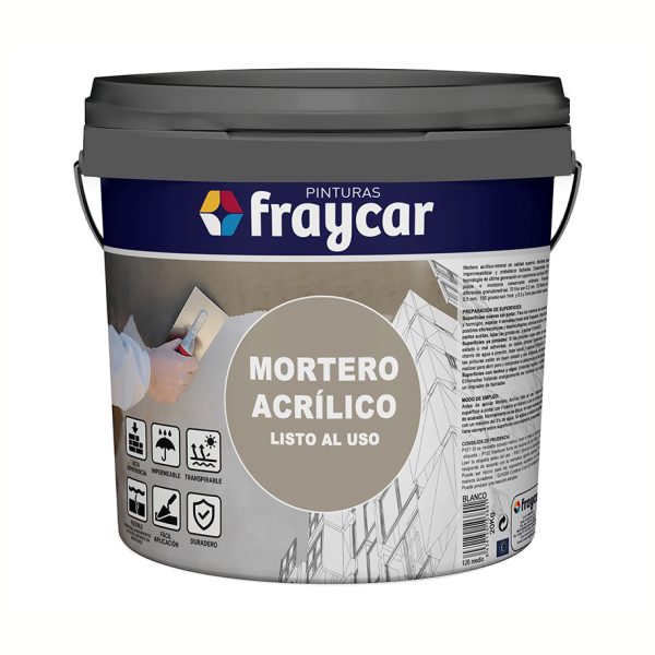MORTERO ACRÍLICO - LISTO AL USO. 20 KG